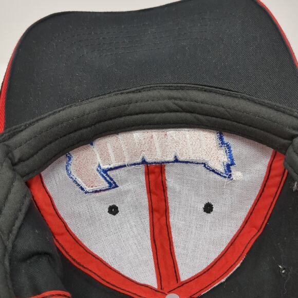 Summit Racing Equipment Strapback Hat Black One Size Embroidered 6 Panel - Picture 8 of 8